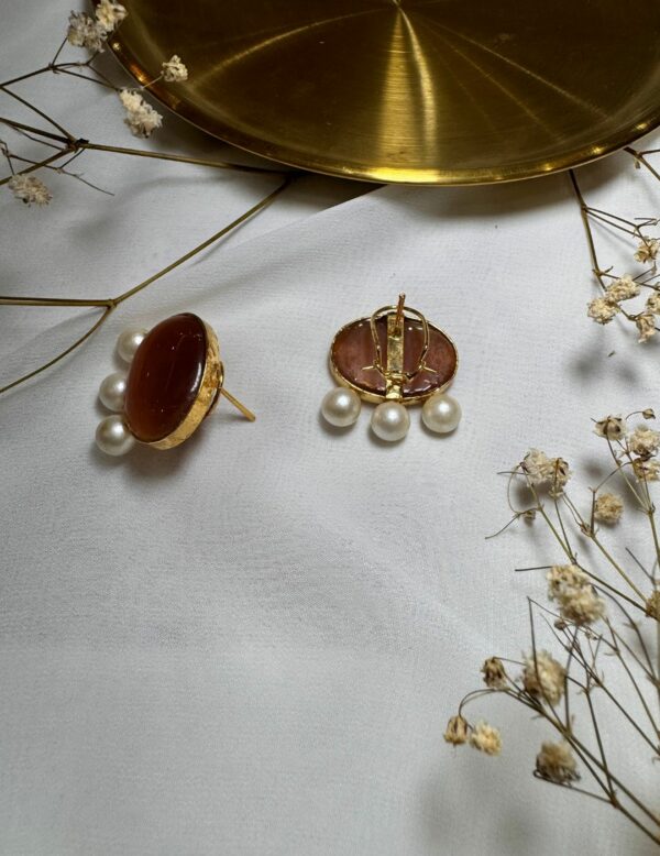 Naizhu Rhinestone Earrings - Image 2
