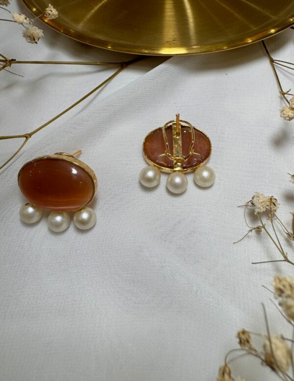 Naizhu Rhinestone Earrings - Image 3
