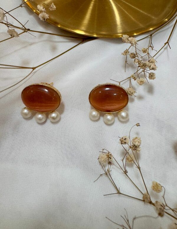 Naizhu Rhinestone Earrings