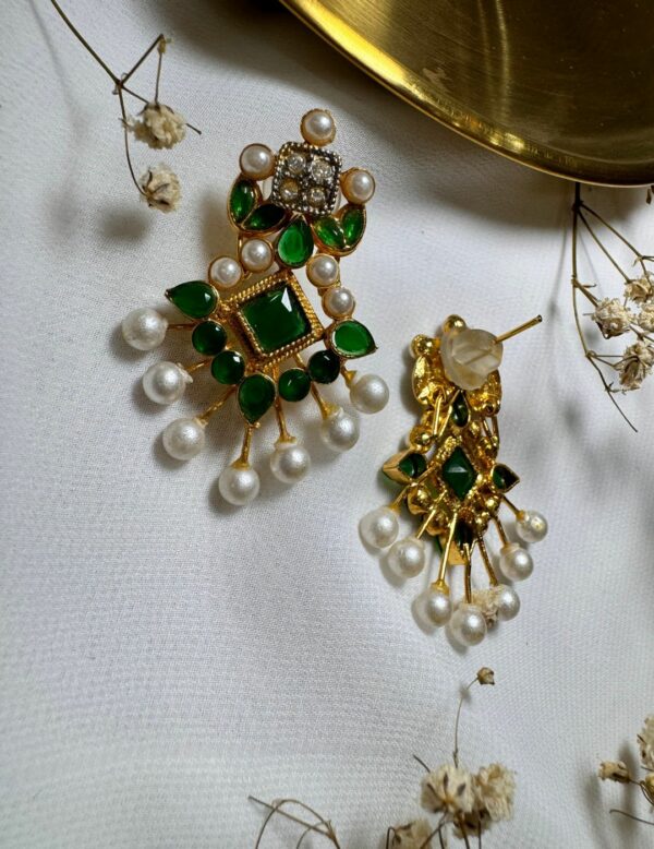 Naizhu Rhinestone Earrings - Image 7