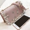 Floral Embroidered Square Bag - Image 2