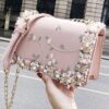Floral Embroidered Square Bag - Image 4