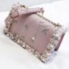 Floral Embroidered Square Bag