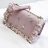 Floral Embroidered Square Bag - Image 3