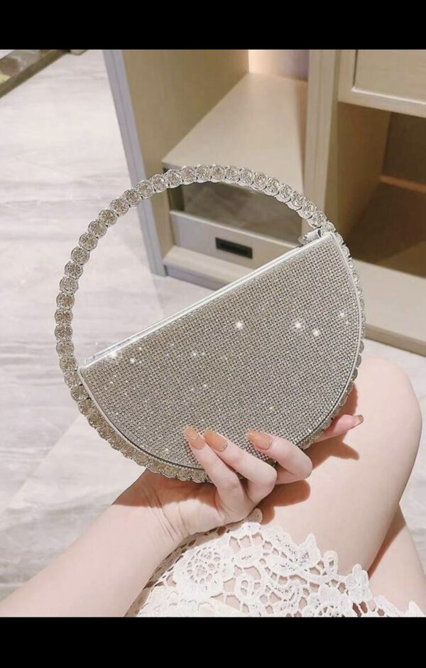 Flower Rhinestone Evening purse - Image 5