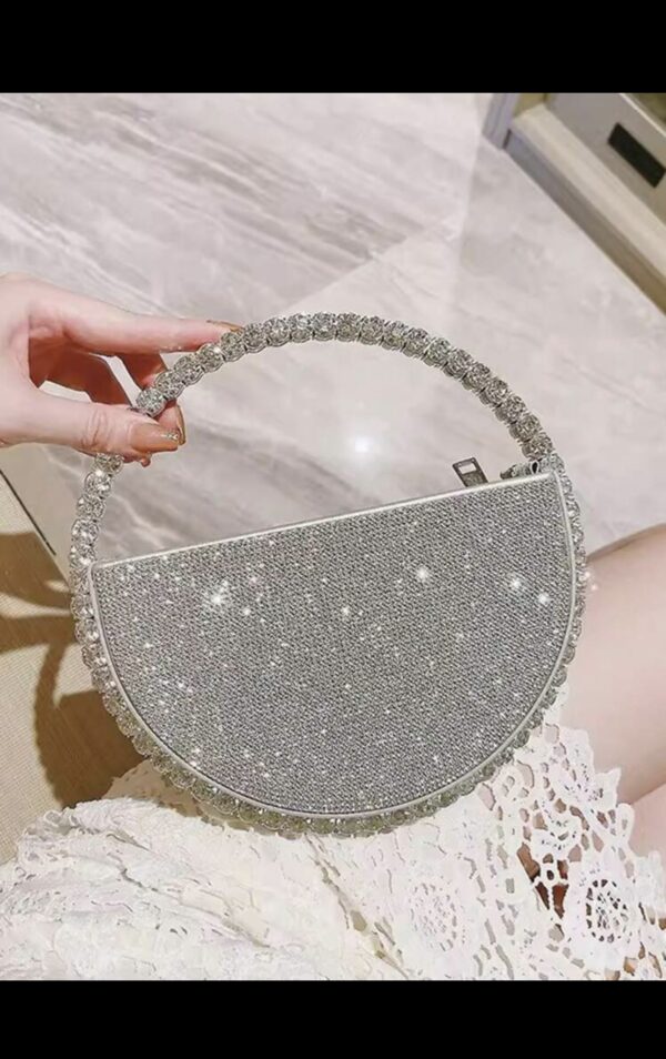 Flower Rhinestone Evening purse - Image 4