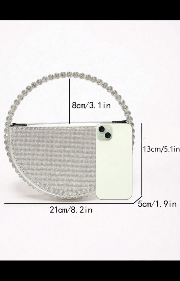 Flower Rhinestone Evening purse - Image 3