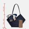 Dedoo Texture Tote Bag (Large Capacity) - Image 2