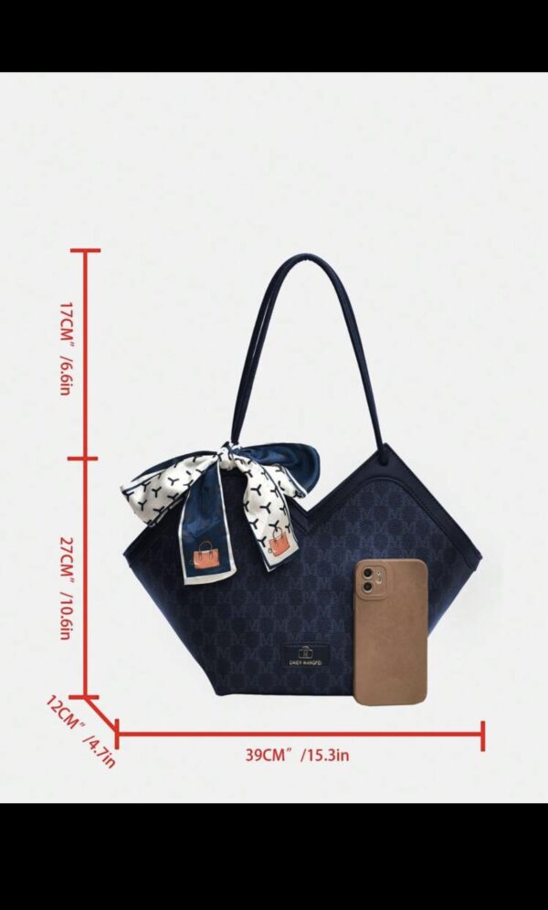 Dedoo Texture Tote Bag (Large Capacity) - Image 2