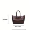 Minimalist Flap Large capacity Tote bag - Image 3