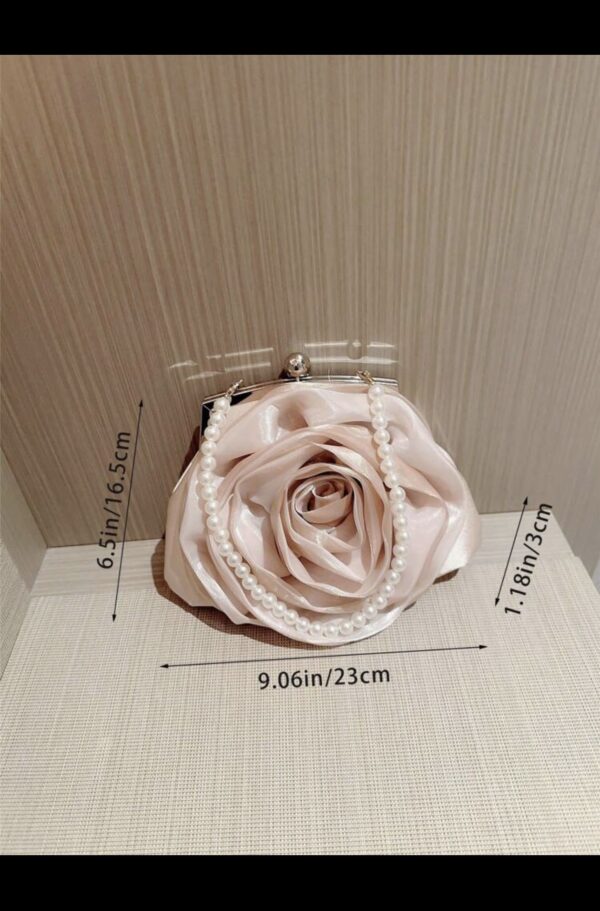 Exquisite Flower Clutch Bag - Image 5