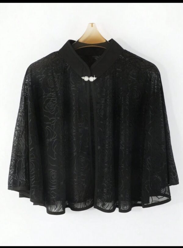 Paisley Pattern Cape Shawl - Image 2