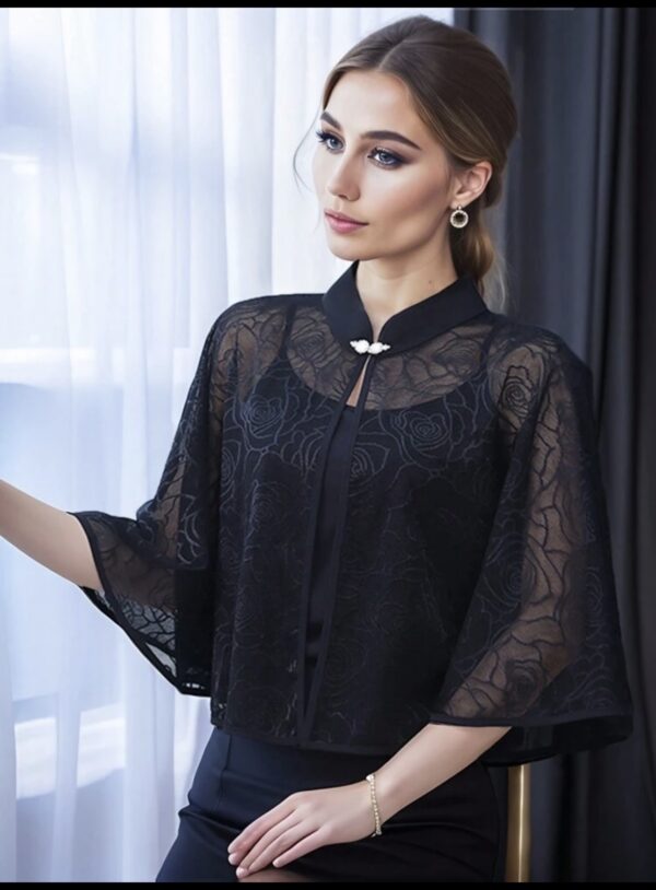 Paisley Pattern Cape Shawl